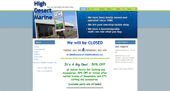 Desktop Screenshot of highdesertmarine.com