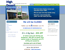 Tablet Screenshot of highdesertmarine.com